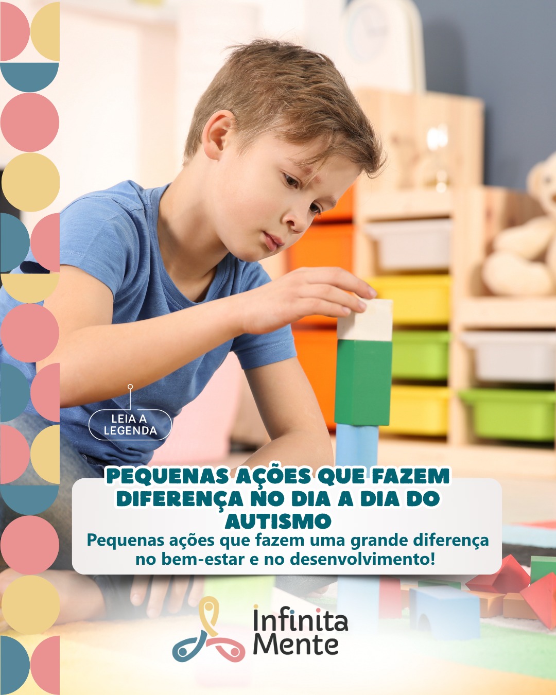 Conteúdo sobre desenvolvimento infantil e autismo